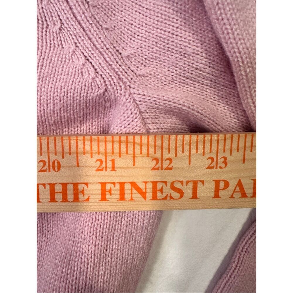 Theory Women’s Patel Pink Cashmere Crewneck Sweater, size Large - Picture 3 of 7